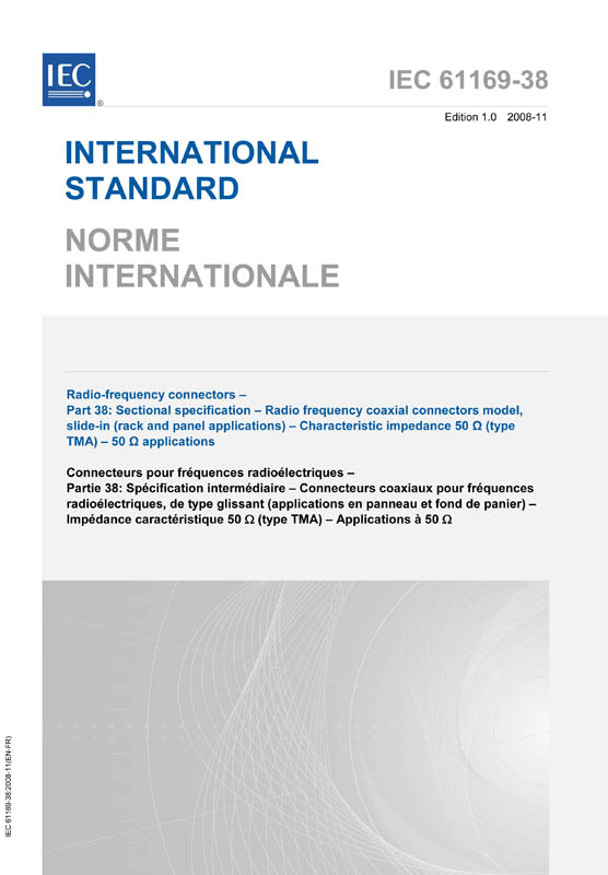 Cover IEC 61169-38:2008